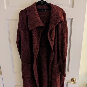 Mink pink cardigan sweater